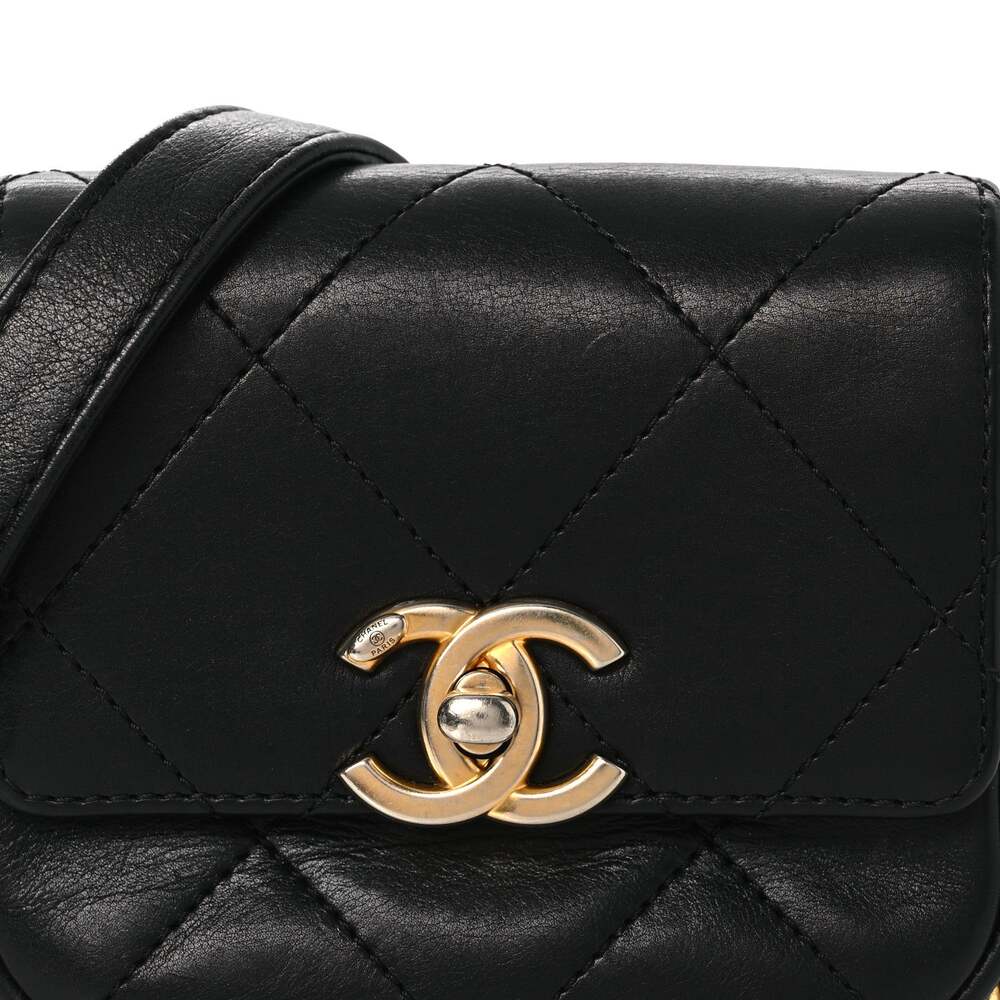 Chanel Calfskin Quilted Mini Framing #257852C19B - Picture 8 of 12